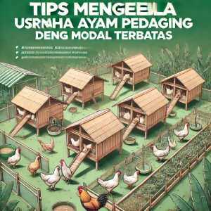 Tips Mengelola Usaha Ternak Ayam Pedaging dengan Modal Terbatas